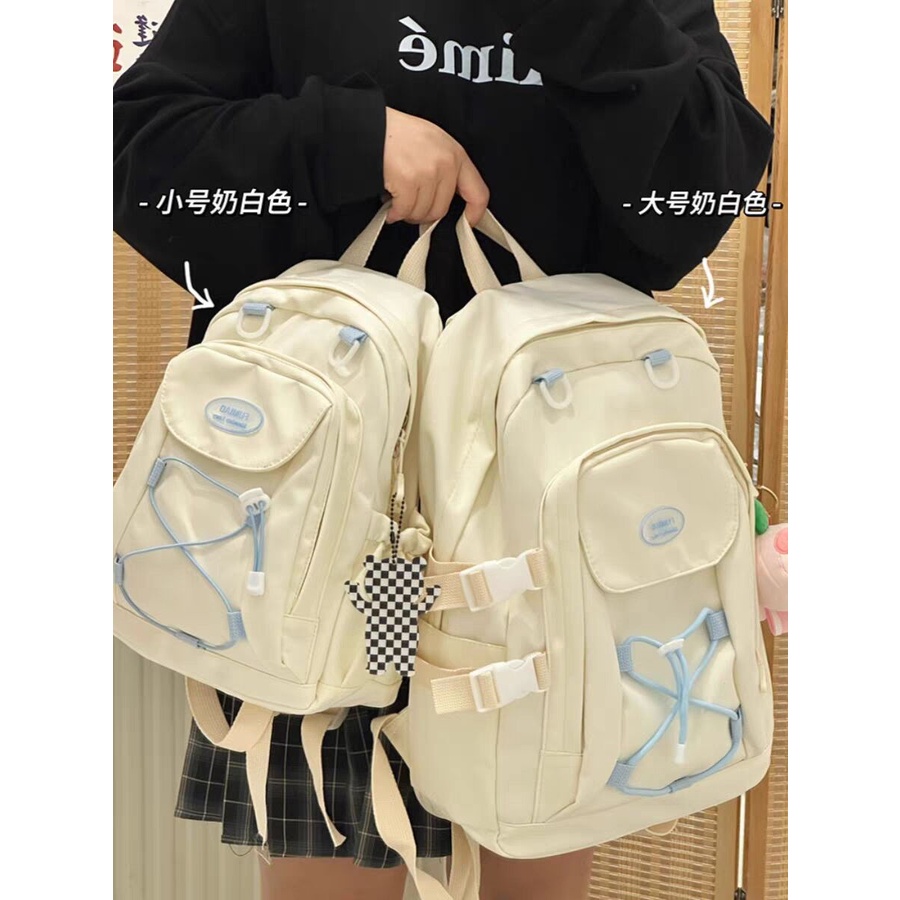 💗Hàng sẵn sàng 100%💗Lucky Bag Ba Lô Balo Đi Học Phong Cách retro Nhật Bản Dành Cho Nữ CặP XáCh Nữ đI HọC Cặp đI Học