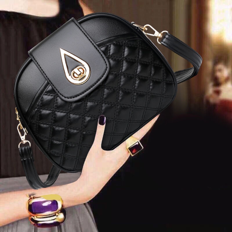 Túi xách nữ, túi đeo chéo Túi đeo vai hình thoi nhiều ngăn thời trang