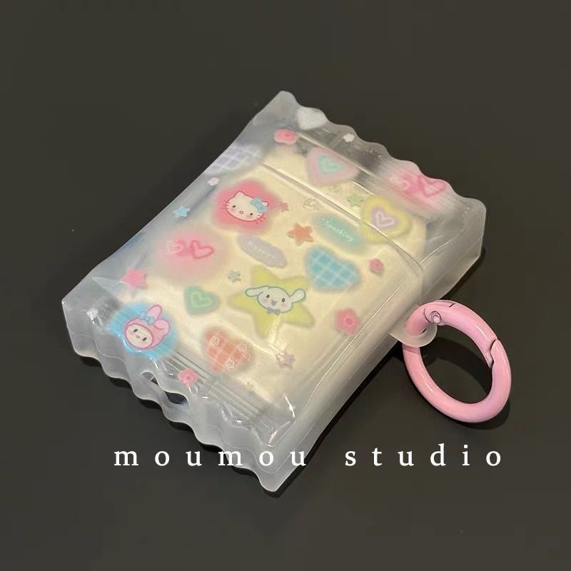 Vỏ Bảo Vệ Hộp Sạc Tai Nghe Bluetooth Không Dây airpods2 pro3 2 Hình Kẹo Sanrio Dễ Thương