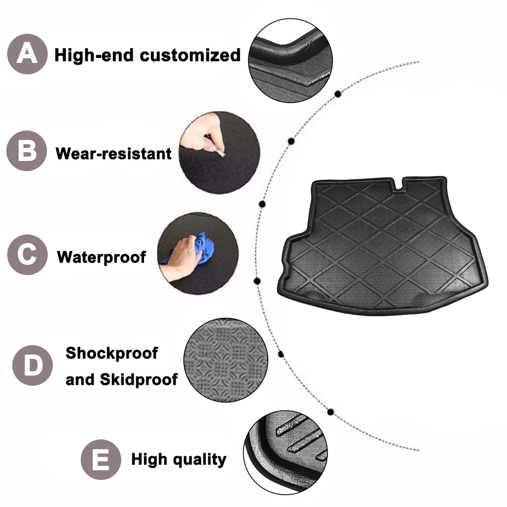 Thảm Lót Sàn Xe Hơi Ford Fiesta Sedan 2009-2017