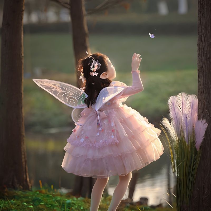 Đầm Công Chúa Phong Cách Lolita Thời Trang Xuân Hè 2023 Mới Cho Bé Gái