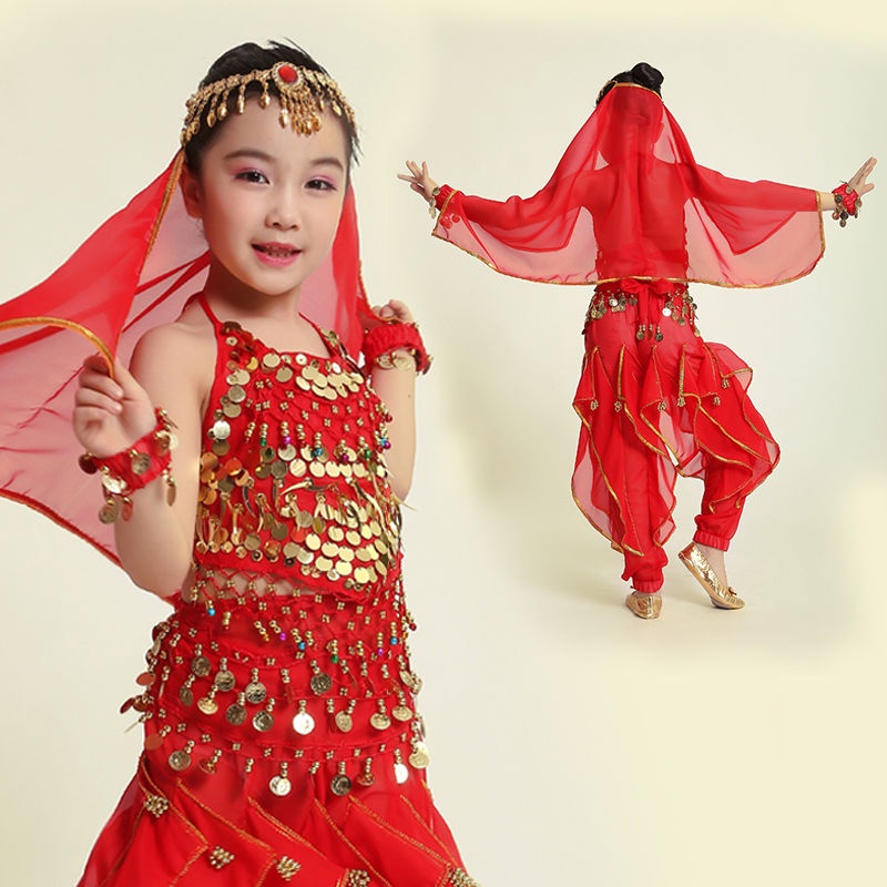 Đầm MúA Bụng KiểU ẤN Độ Cho Bé GáI