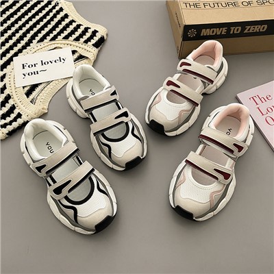 Giày Size35-40 dành cho nữ giày sandal thể thao thường ngày học sinh rỗng thoáng khí mặt lưới mẫu mới năm 2023