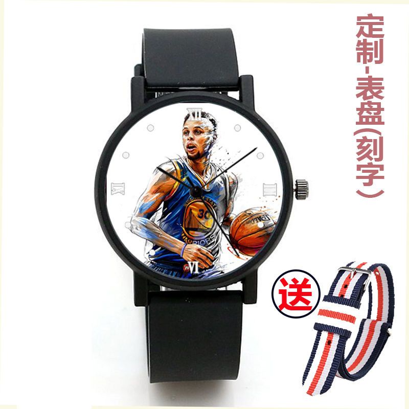Đồng Hồ Đeo Tay Thạch Anh Warriors NBA Curry Con Trỏ Tùy Chỉnh Làm Quà Tặng Sinh Nhật Cho Bạn Trai
