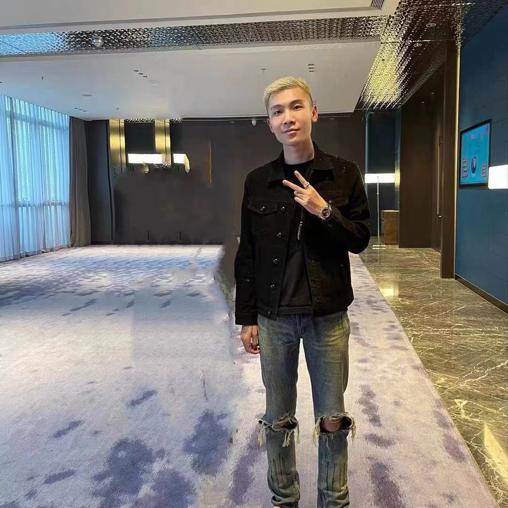 Áo Khoác Denim Thời Trang Thu Đông Cá Tính Dành Cho Nam