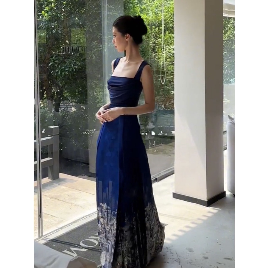 Áo Hai Dây Ngắn Phong Cách Retro 2023 7.28 Ngọt Ngào Cho Nữ 2023