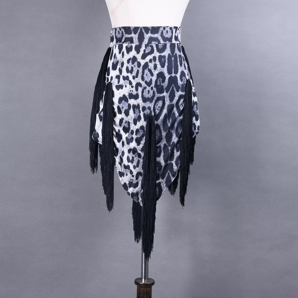 Chân Váy Khiêu Vũ latin Phối Tua Rua Dành Cho Nữ 8.18