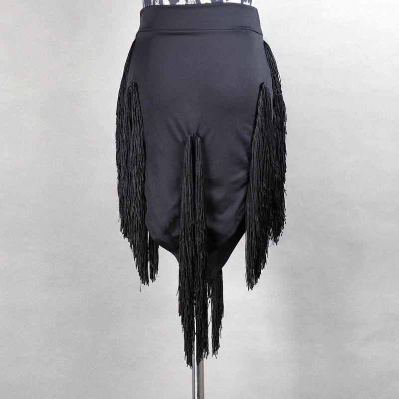 Chân Váy Khiêu Vũ latin Phối Tua Rua Dành Cho Nữ 8.18