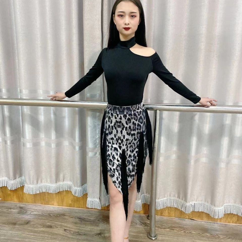 Chân Váy Khiêu Vũ latin Phối Tua Rua Dành Cho Nữ 8.18