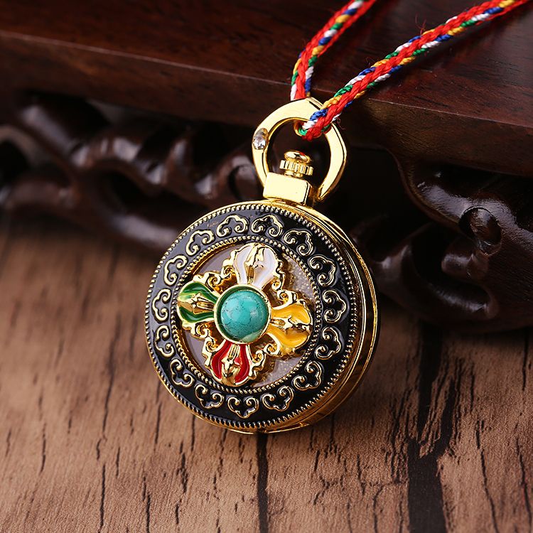 Mặt Dây Chuyền Rỗng Tròn Rỗng Hình Hộp kava Đám Mây Sơn Chữ Thập Phong Cách Cổ Điển Sáng Tạo