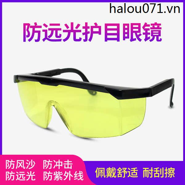 Kính Bảo Hộ Màu Vàng Chống Cát / Gió Bảo Vệ Mắt Khi Chạy Xe Ban Đêm