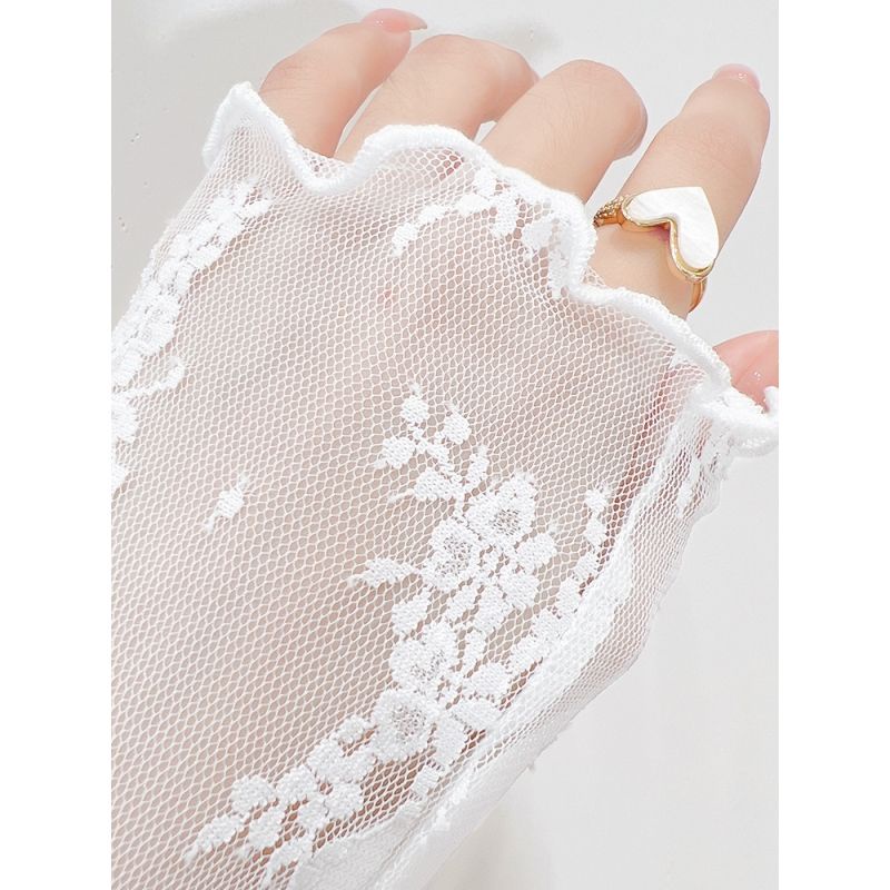 Áo Khoác Ren Lưới Tay Dài Chống Nắng Cao Cấp Thời Trang Mùa Hè Dành Cho Nữ