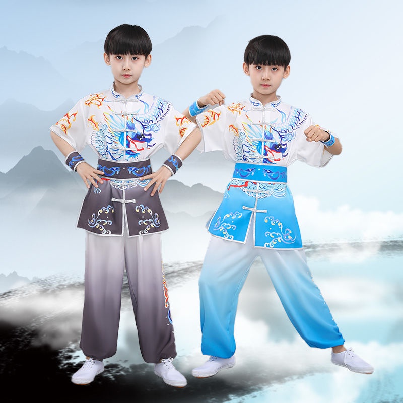 Wushu Đầm Ngắn Tay Phong Cách Võ Thuật Trẻ Trung 8.22