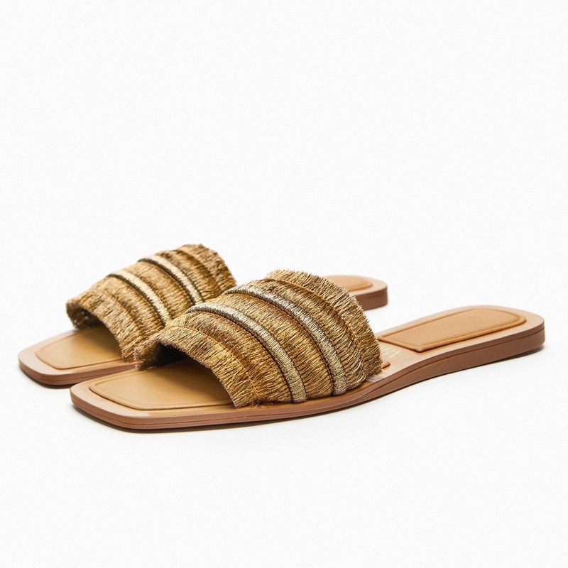 Giày Sandal Phẳng Mùa Hè Phong Cách Mới za2023 Cho Nữ