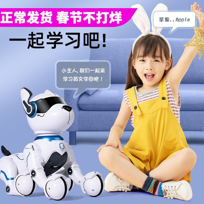Robot Điện Tử Thông Minh Hình Chú Chó Công Nghệ Cao 9