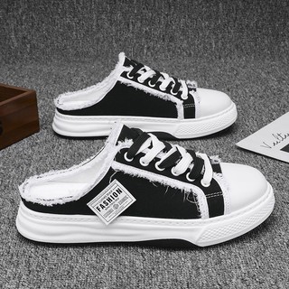 Giày Lười canvas Thoáng Khí Phong Cách Mới Cho Nam
