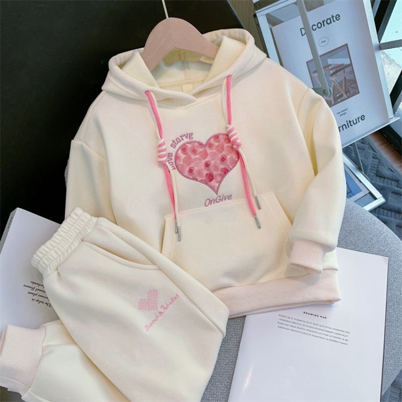 Áo Sweater Phối Nhung Thời Trang Thu Đông Mới 2023 Cho Bé Gái