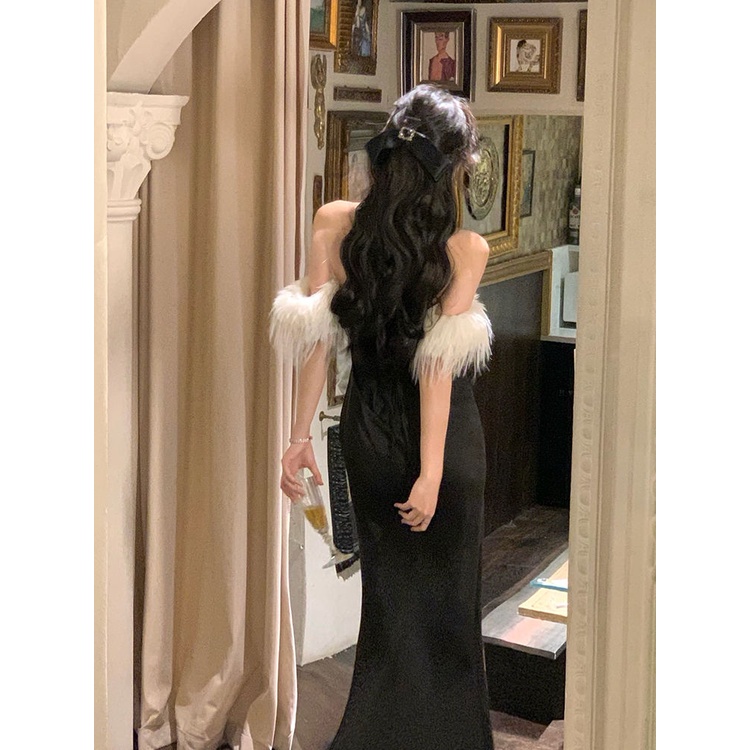 One Đầm Trắng Trễ Vai Thời Trang Mùa Hè 2023 Cho Nữ