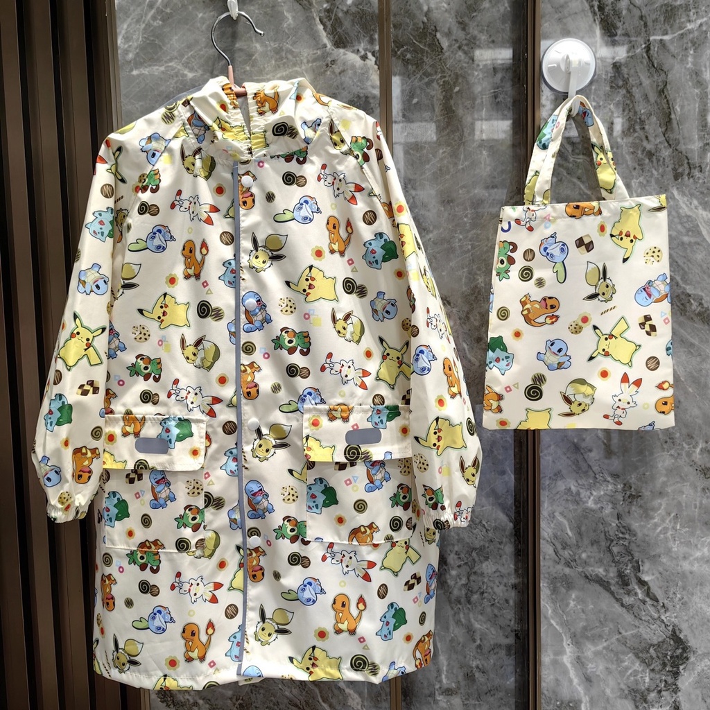 Áo Mưa Mỏng In Họa Tiết Hoạt Hình Nhanh Khô Thời Trang Mùa Hè 2023