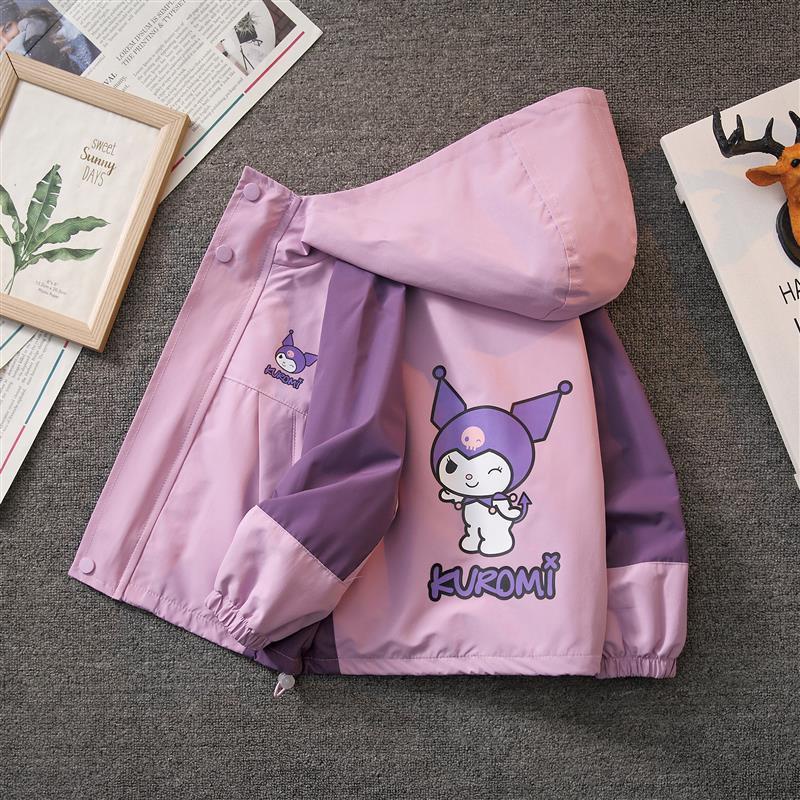 Áo Khoác Thể Thao Tay Dài Có Mũ Trùm Thời Trang Mùa Thu Cho Bé Gái