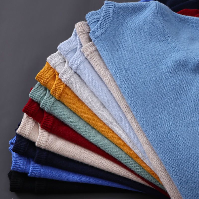 Áo Sweater Cổ Tròn Dáng Rộng Phong Cách Hàn Quốc Thời Trang Thu Đông Mới Cho Nam