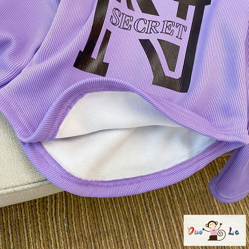 Áo Nỉ Dài Tay Thời Trang Xuân Thu Phong Cách Mới Cho Bé Gái