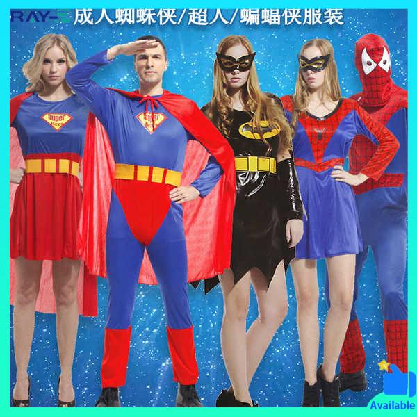 10000 Trang Phục Halloween cosplay Trưởng Thành Nam Nữ Siêu Nhân Nhện Batman Zorro Trang Phục Rồng Trình Diễn Trang Phục Suitfbfour01.my20231012053457