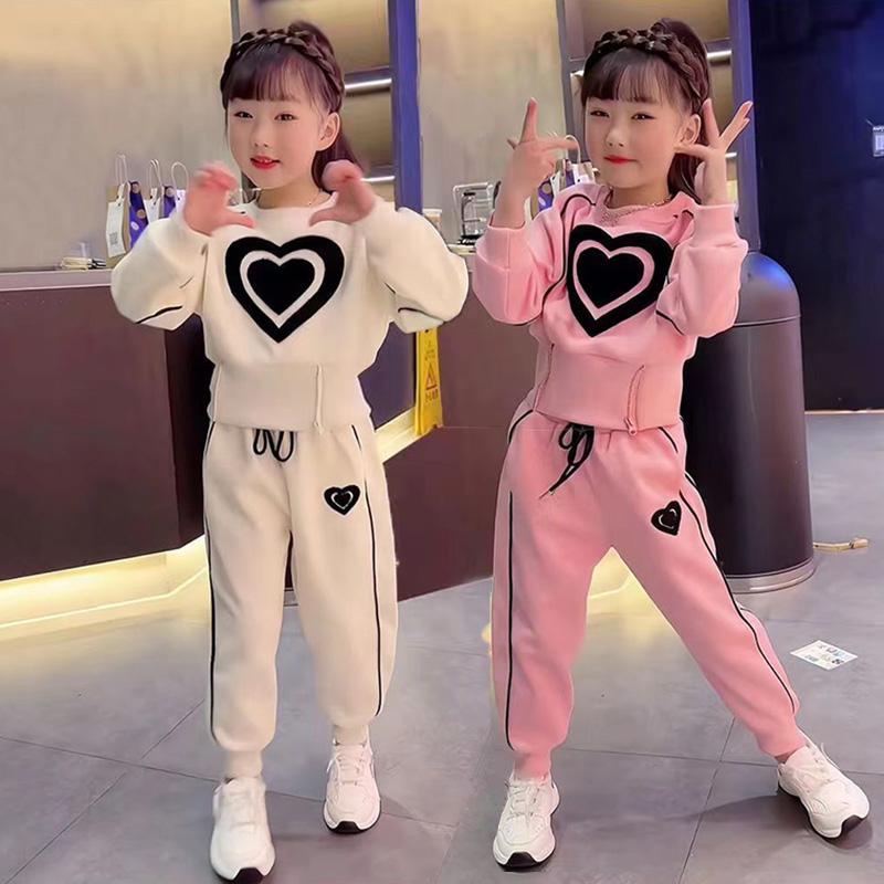 Set Đồ Thể Thao Hai Món Phong Cách Hàn Quốc Thời Trang Mùa Thu Cho Bé Gái 11.7