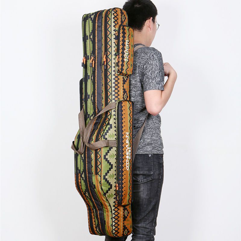 Túi câu cá ba lớp đôi 80cm-1.3M túi câu cá túi câu cá chống thấm nước túi bụng to túi câu cá túi câu cá