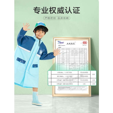 Áo Mưa Chống Thấm Nước Dành Cho Bé Trai Gái 7 Tuổi