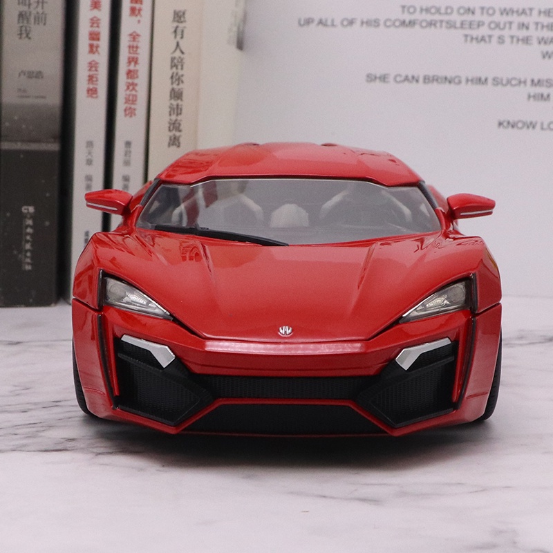 Mô Hình Xe Hơi Thể Thao jada lykan Bằng Hợp Kim Tỉ Lệ 1: 18