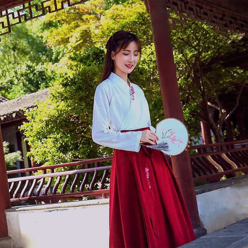 Bộ Hán Phục Cách Tân Phong Cách Trung Hoa Cho Nữ1009011Vòng Đeo Tay Aaa Aaa Chất Lượng Cao