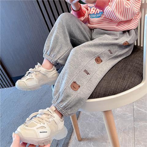 Quần Dài Dáng Rộng Phong Cách Thời Trang Xuân Thu Dành Cho Bé Gái