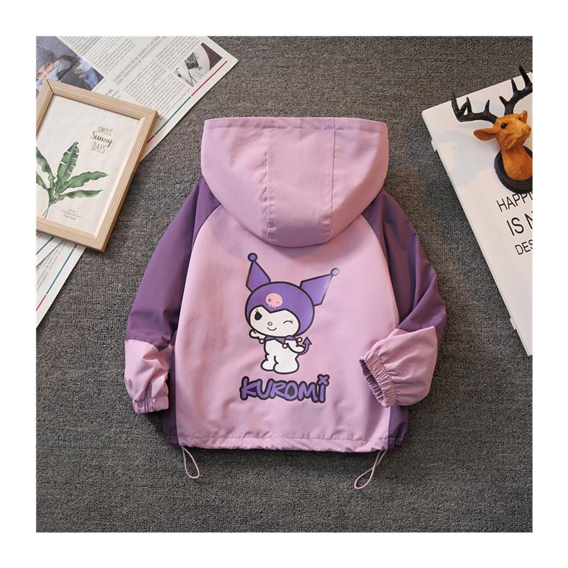 Áo Khoác Thể Thao Tay Dài Có Mũ Trùm Thời Trang Mùa Thu Cho Bé Gái