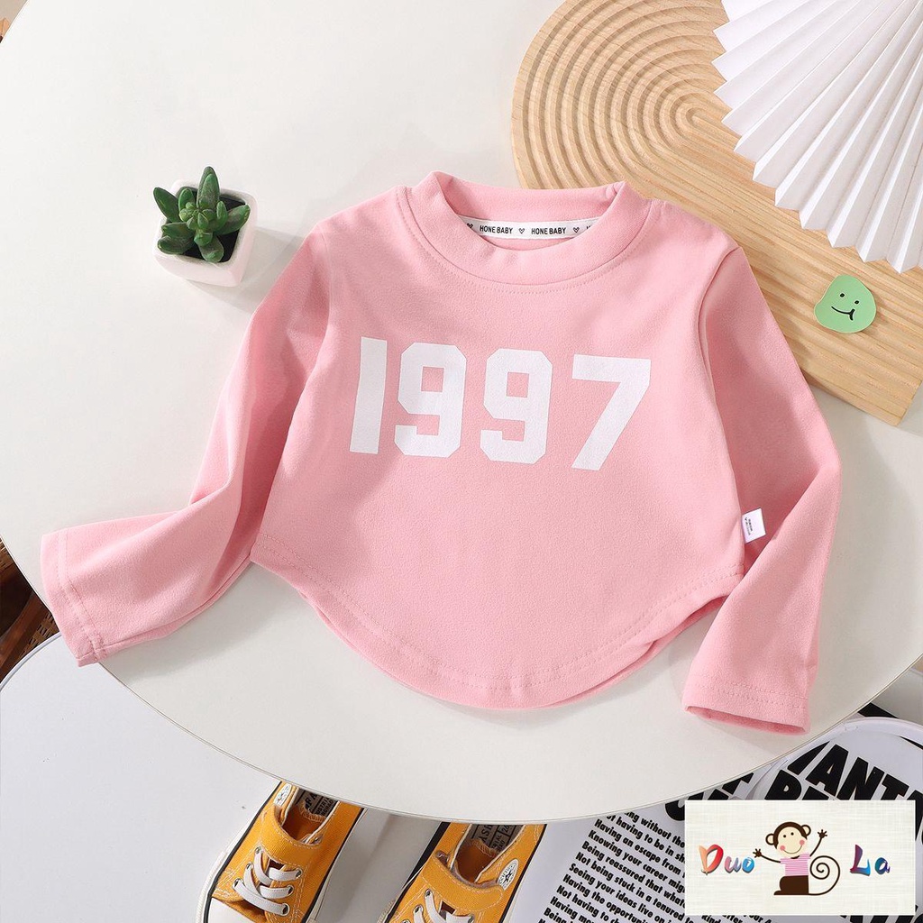 Duoola Áo Nỉ Hai Mặt Tay Dài Thời Trang Thu Đông Dễ Phối Đồ Phong Cách Đức Cho Bé Trai Và Bé Gái