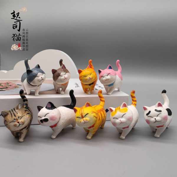 Phụ Kiện Trang Trí Màn Hình Máy Tính Để Bàn Hình Chú Mèo Dễ Thương