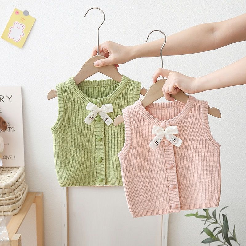 Áo Khoác cardigan Len Phong Cách Hàn Quốc Thời Trang Mùa Thu 2023 Mới Cho Bé Gái☞9.3