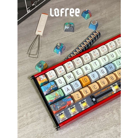 Bàn Phím Cơ bluetooth Không Dây Hai Chế Độ Nóng lofree small alice pro