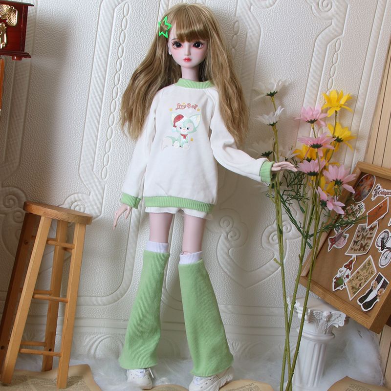 Áo Sweater 3 Điểm Họa Tiết Lá loli cm10.20 Dài 60cm Dễ Thương Cho Bé