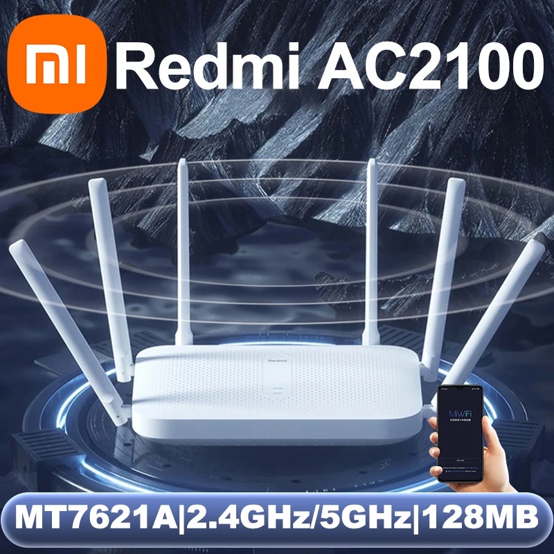 Xiaomi mi Thiết Bị Nhận Tín Hiệu Hai Lõi ac2100 cpu 5g 2.4g Dùng Để Chơi Game