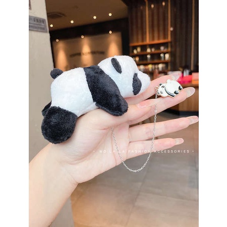 Ghim Cài Áo Hình Gấu Trúc Nhồi Bông Dễ Thương