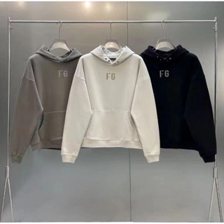 Hàng Có Sẵn * * unisex * * * Áo Khoác Có Mũ Trùm Đầu Phong Cách fear of god fog seventh line rich flocking fg Cho Nam Và Nữ