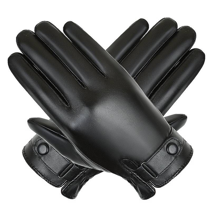 Da Găng Tay cotton Lót Lông Cừu Dày Dặn Giữ Ấm Mùa Đông Có Thể Chạm Màn Hình Cảm Ứng Chống Thấm Nước