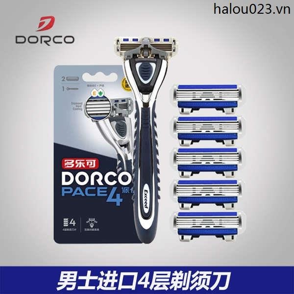 Dao cạo thủ công nam dorco / dorco Lưỡi dao dao cạo 4 lớp Dao cạo có thể hoán đổi cho nhau