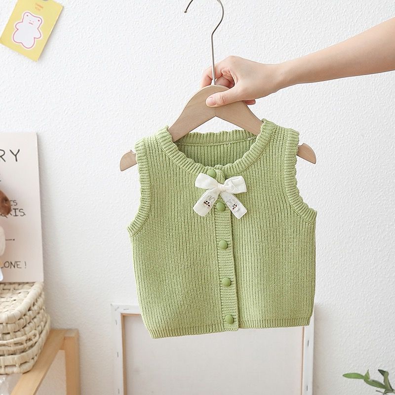 Áo Khoác cardigan Len Phong Cách Hàn Quốc Thời Trang Mùa Thu 2023 Mới Cho Bé Gái☞9.3