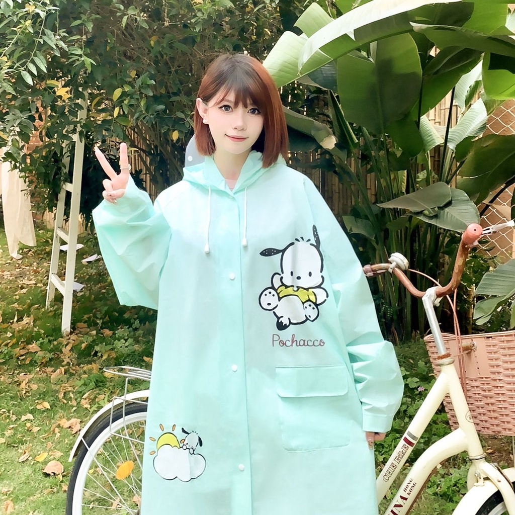 Pacha Áo Mưa Dáng Dài Toàn Thân Chống Thấm Nước Phong Cách Mới 2023 Cho Nữ Sinh / Người Lớn