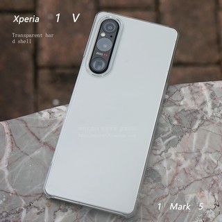 Ốp điện thoại cứng màu trong suốt dành cho sony x1m5 xperia 1 v mark 5 x1