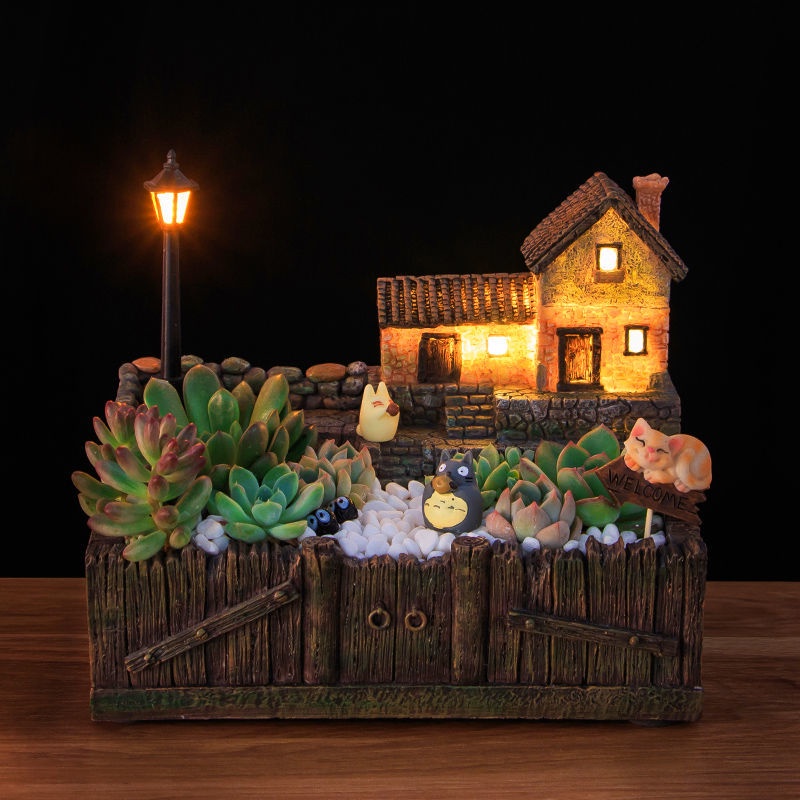 Chậu Hoa Nhỏ Để Bàn Trang Trí Sáng Tạo Dễ Thương