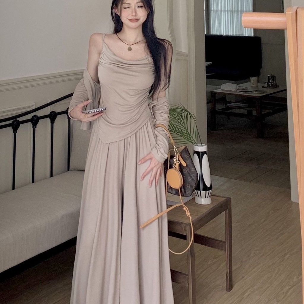 Set Áo Khoác cardigan + Áo Khoác cardigan + Chân Váy Thời Trang Cho Nữ