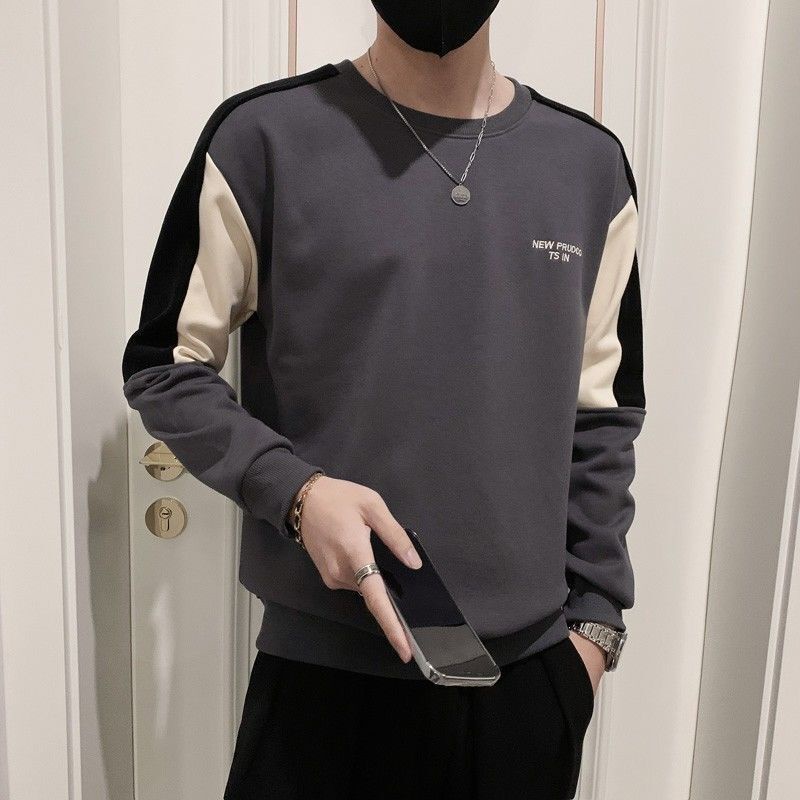 Áo Nỉ Nam Dài Tay Cổ Tròn Thời Trang HànÁo Thun Nữ Tay Dài Cổ Tròn Dáng Rộng Thời Trang